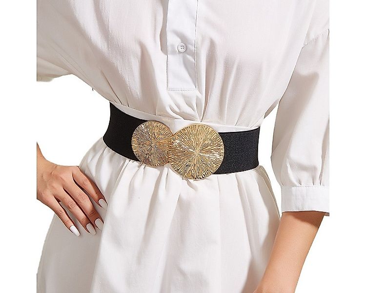 Bextsrack Taillengürtel Damen Elastische gürtel, 6cm Breiter Stretch Gürtel günstig online kaufen