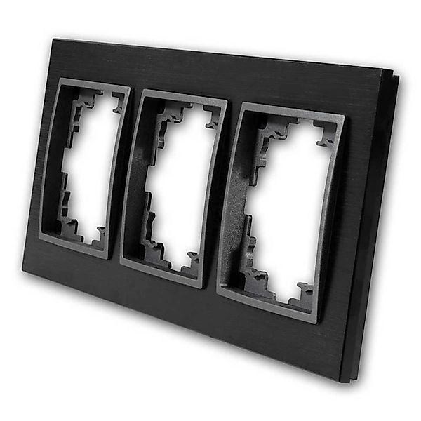 McPower FLAIR Rahmen aus Aluminium 3-Fach Schwarz günstig online kaufen