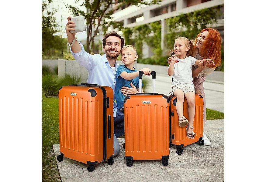 TAN.TOMI Hartschalen-Trolley Hartschalen-Koffer Trolley Rollkoffer Reisekof günstig online kaufen