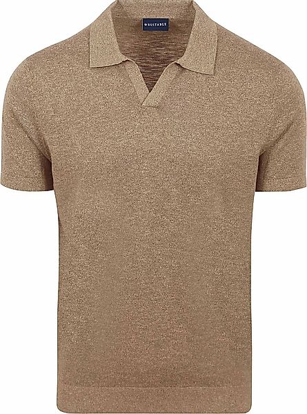 Suitable Poloshirt Riva Leinen Beige - Größe XXL günstig online kaufen