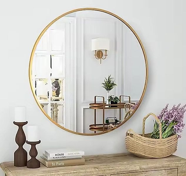 BOURGH Wandspiegel CLARITE Runder Wandspiegel Ø90cm günstig online kaufen