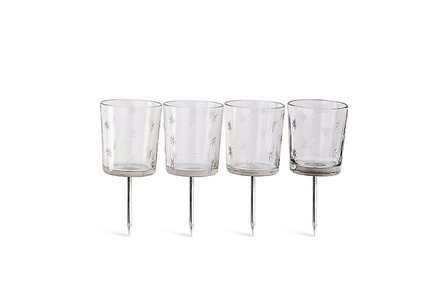 Mirabeau Adventskranz Steckwindlicht 4er Set Fenella klar günstig online kaufen
