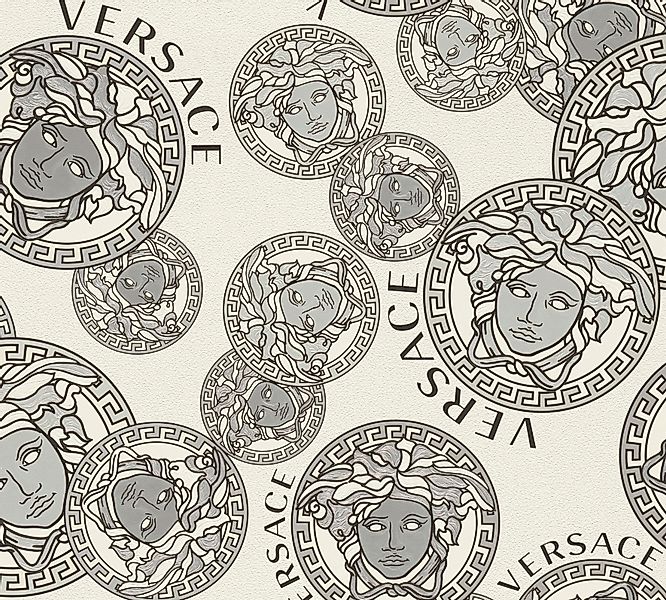 Versace Vliestapete Wallpaper Versace 5 Medusakopf, günstig online kaufen