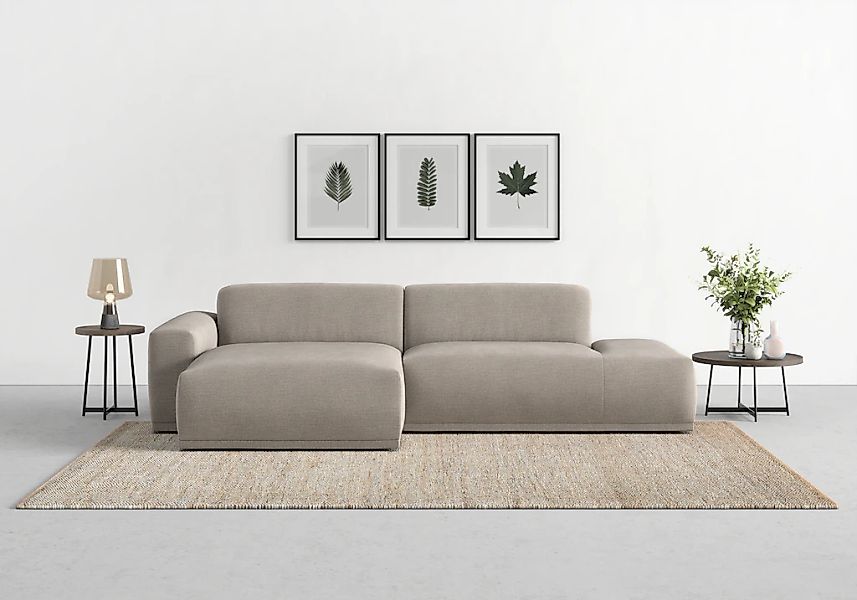 TRENDMANUFAKTUR "Braga, mit hochwertigem Kaltschaum, L-Form, in Cord erhält günstig online kaufen