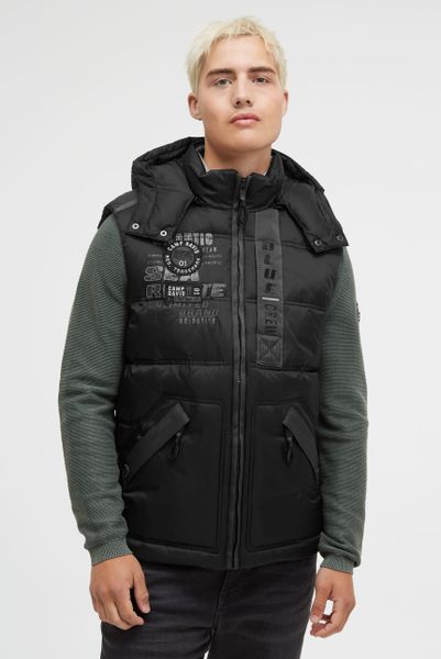 CAMP DAVID Steppweste mit Brusttasche günstig online kaufen