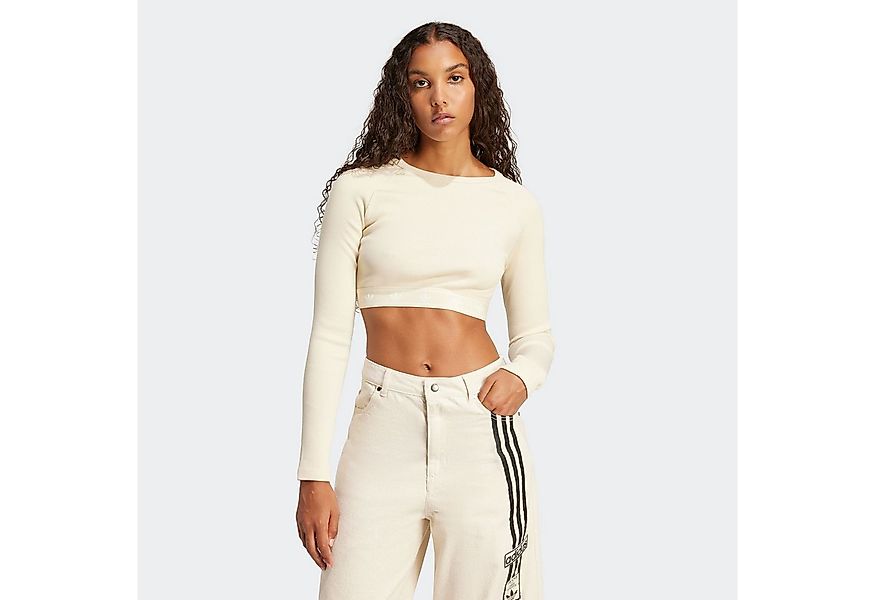 adidas Originals Langarmshirt RIBBED CROP günstig online kaufen