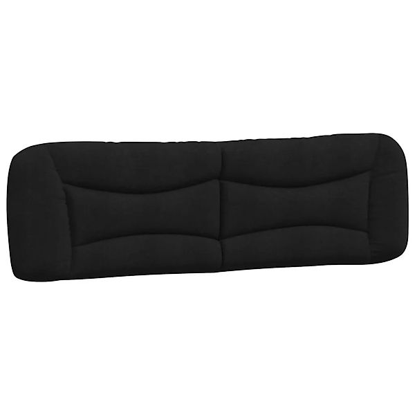 vidaXL Kopfteil-Kissen Hvar Schwarz 193 cm Kunstleder 374635 günstig online kaufen