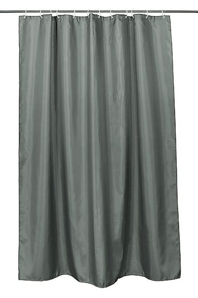 ZOLLNER Duschvorhang Breite 180 cm (Set), 100% Polyester, Anti-Schimmel-Eff günstig online kaufen