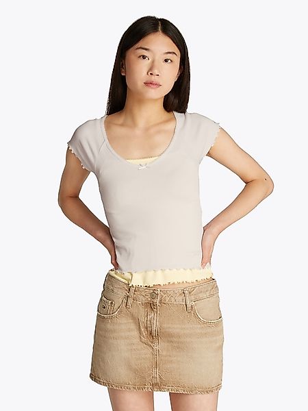 Tommy Jeans Damen T-Shirt Dw0dw21349 günstig online kaufen