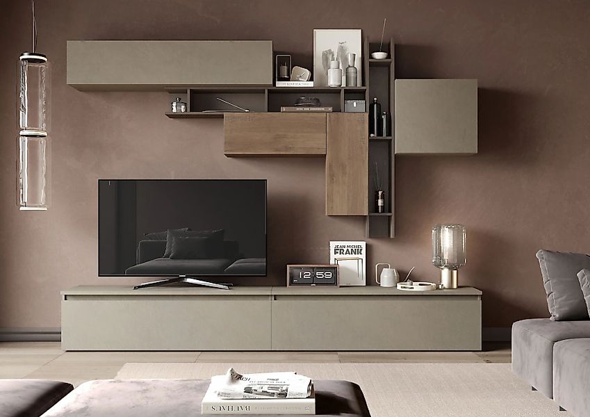 INOSIGN Wohnwand "Infinity, 8tlg. Breite 276 cm, Höhe variabel, Schrankwand günstig online kaufen