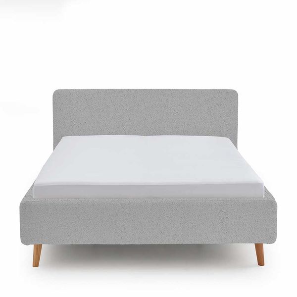 Polster Doppelbett Grau 160x200 cm oder 180x200 cm 105 cm hoch günstig online kaufen