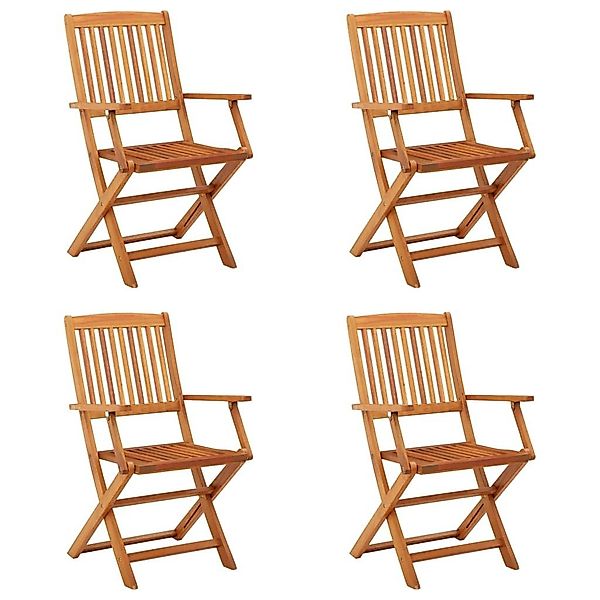 vidaXL Gartenstuhl Klappbare Gartenstühle 4 Stk. günstig online kaufen