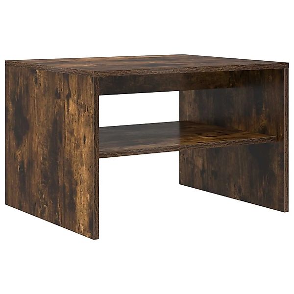 vidaXL Couchtisch Geräucherte Eiche 60 x 50 x 40 cm Holzwerkstoff 8000272 günstig online kaufen