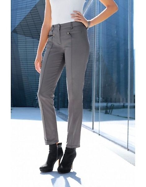 YESET Chinohose Damen Hose Chino Chinohose Stretch grau 673946 günstig online kaufen