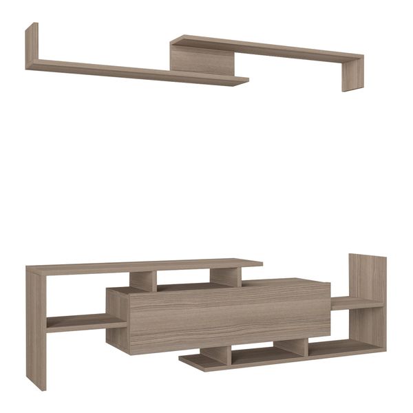en.casa TV-Schrank »Liksefte« mit Wandregal 154x28x42 günstig online kaufen