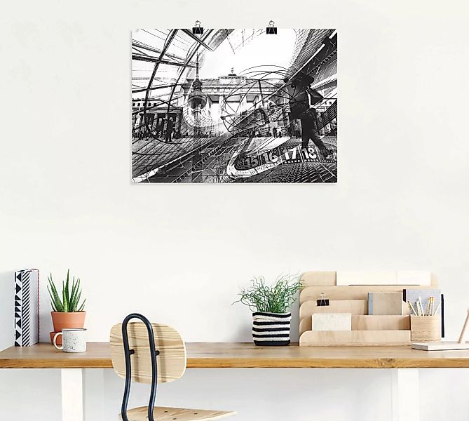 Artland Wandbild "Berlin Skyline I", Deutschland, (1 St.) günstig online kaufen