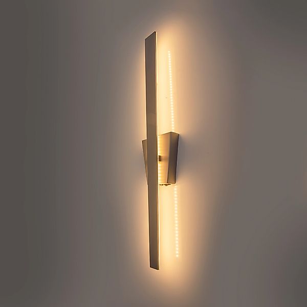 Näve LED-Wandleuchte Trevor nickel matt 62 cm günstig online kaufen