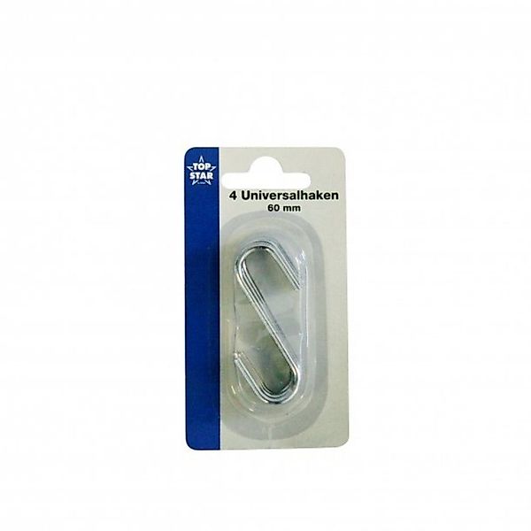 axentia Doppelhaken Universalhaken, 6 cm, 4 günstig online kaufen