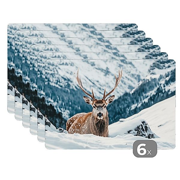 MuchoWow Platzset Hirsche - Landschaft - günstig online kaufen