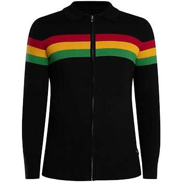 Trojan  Strickjacken Langarm-Poloshirt mit Reißverschluss und Farbblockdesi günstig online kaufen