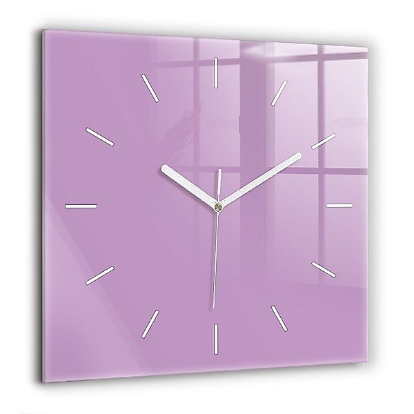 Tulup Wanduhr Wanduhr Modernistische Glaswanduhr 60x60cm günstig online kaufen