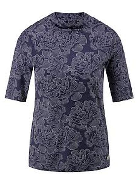 Shirt Stehkragen Uta Raasch blau günstig online kaufen
