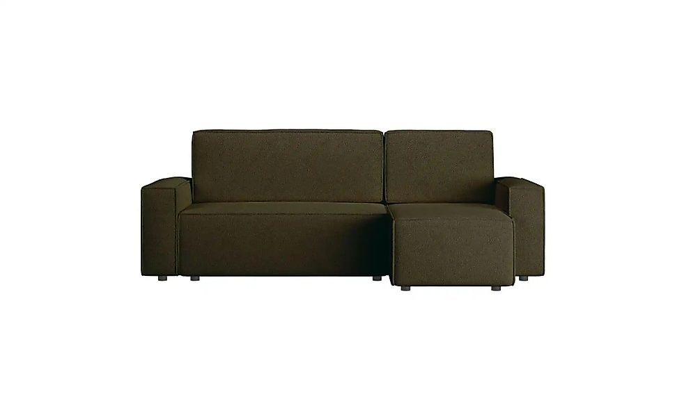 Ecksofa mit Schlaffunktion Copertino ¦ grün ¦ Maße (cm): B: 244 H: 83 Polst günstig online kaufen