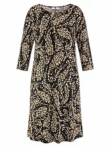 Jersey-Kleid Rundhals-­Ausschnitt Anna Aura schwarz günstig online kaufen