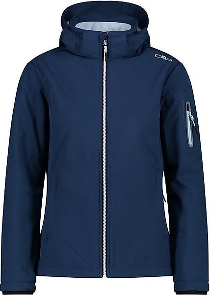 CMP Funktionsjacke WOMAN JACKET ZIP HOOD BLUE INK-CRISTAL BLUE günstig online kaufen