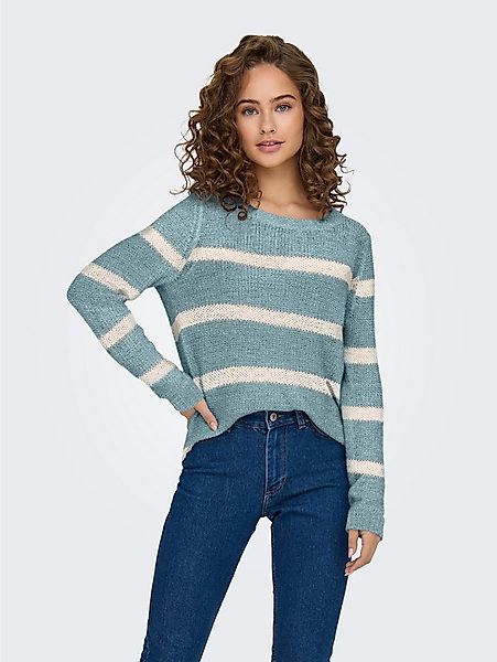 ONLY Strickpullover ONLGEENA XO L/S PULLOVER KNT NOOS mit Rundhalsausschnit günstig online kaufen