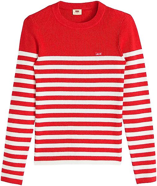 Levi's® Rundhalspullover RIB CREW SWEATER Geripptes günstig online kaufen