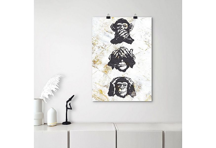 Leonique Poster Affen, Tiere (1 St), ohne Rahmen günstig online kaufen