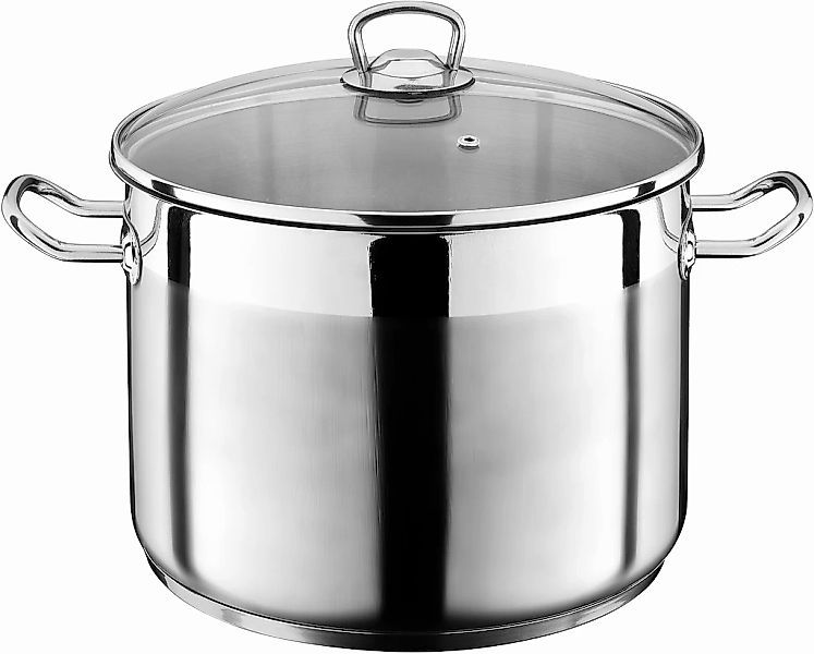 GSW Kochtopf "Profi" Glasdeckel, 1 Stk. tlg. Edelstahl günstig online kaufen