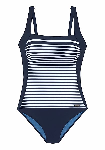 LASCANA Badeanzug "Myst", mit platziertem Streifen-Design und Shaping-Effek günstig online kaufen