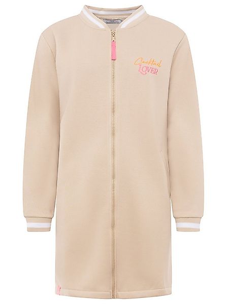 Zwillingsherz Sweatjacke Bombermantel "Cocktail Lover" innen mit Fleece, Re günstig online kaufen