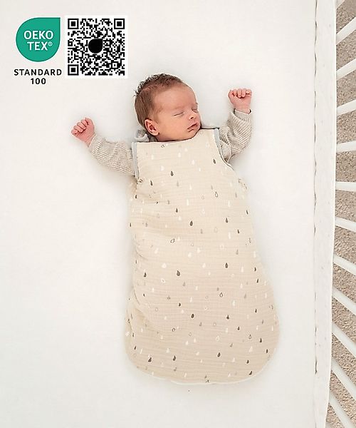 Ehrenkind Babyschlafsack Musselin Ganzjahresschlafsack Rund, 2.5 TOG (mit a günstig online kaufen