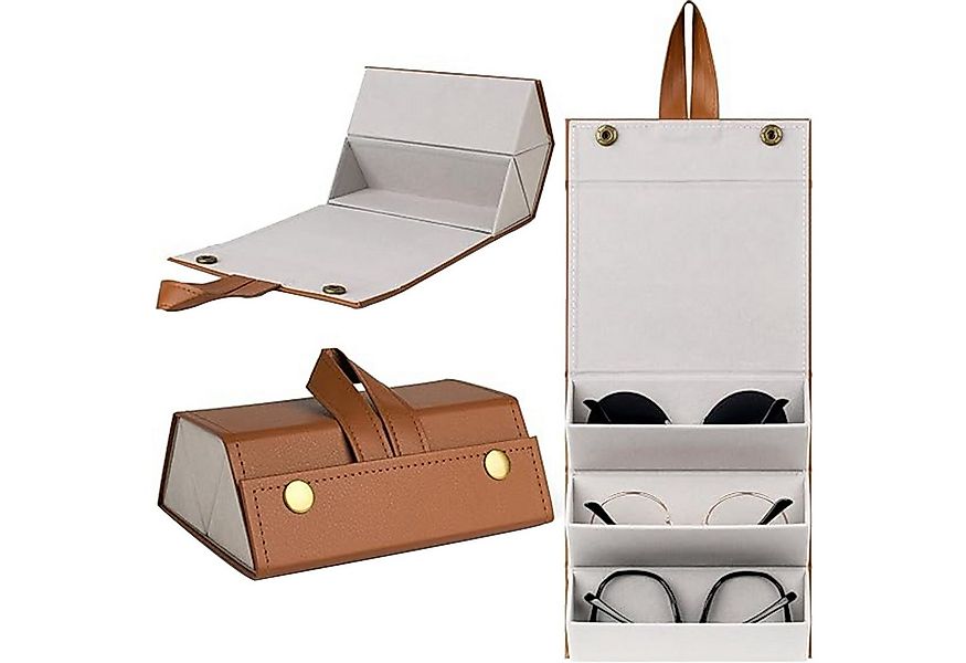 Mutig Brillenetui Aufbewahrungsbox,Brillenaufbewahrung 3-Fach Brillenaufbew günstig online kaufen