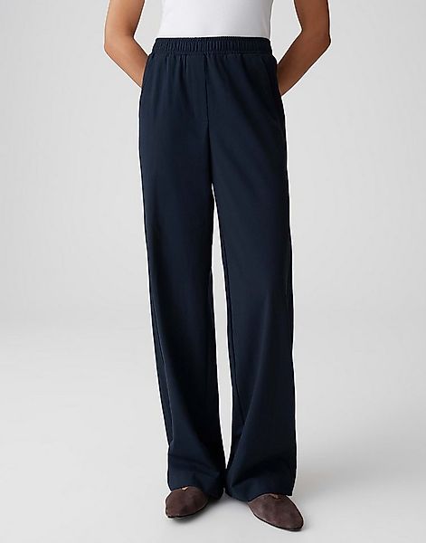 OPUS Stoffhose MELANE BLOOM Wide Leg Pants mit Komfortbund Elastischer Gumm günstig online kaufen
