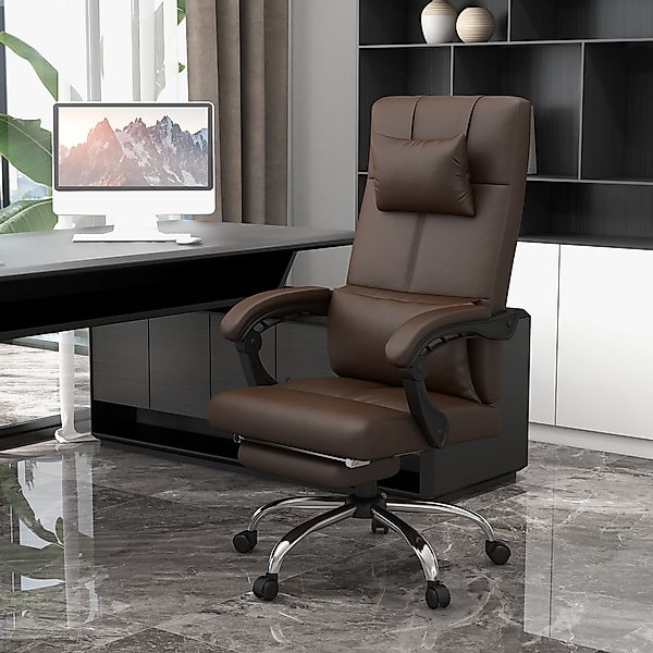 Vinsetto Bürostuhl mit Massagefunktion, Ergonomischer Chefsessel mit Heizun günstig online kaufen