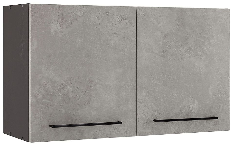 KOCHSTATION Hängeschrank »KS-Tulsa« 100 cm breit, 57 cm hoch, 2 Türen, schw günstig online kaufen