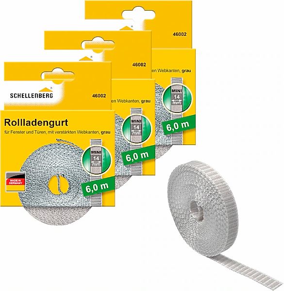 SCHELLENBERG Rollladengurt »Mini 14 mm, 6 m, zur Bedienung eines Rollladens günstig online kaufen