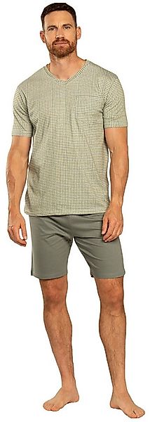 Eskimo Pyjama Herren Schlafanzug kurz (2 tlg) Modisches Design günstig online kaufen