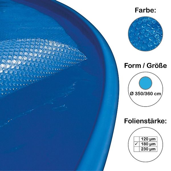 SUMMER FUN Pool-Abdeckplane Solarplane, Solarfolie, Luftpolsterabdeckung günstig online kaufen