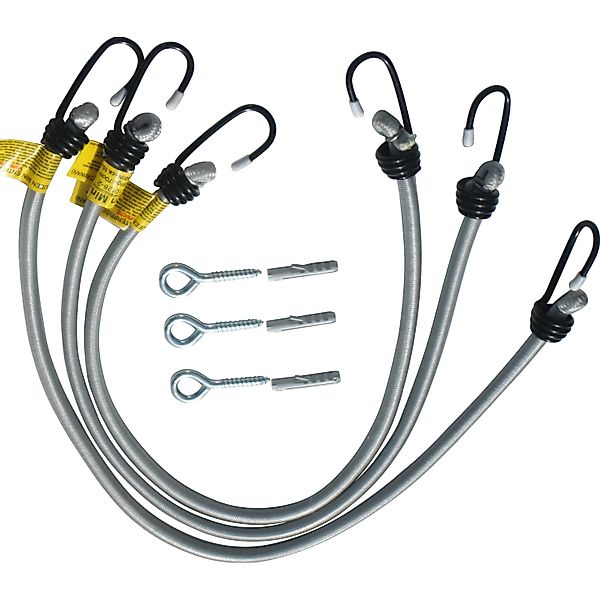 Floracord Spanngurte-Komplettset für Dreiecksonnensegel günstig online kaufen