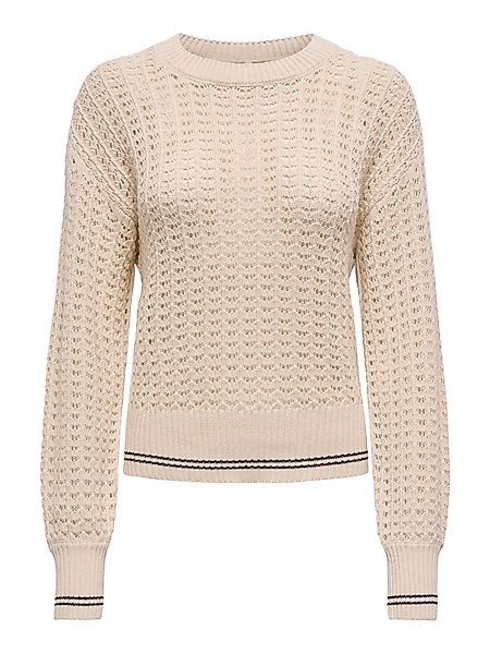 ONLY Strickpullover "ONLASA LS DETAIL O-NECK CC KNT" günstig online kaufen