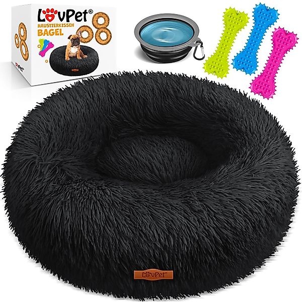 Lovpet Tierbett, Hundebett Hundekissen Katzenbett Bagel, günstig online kaufen