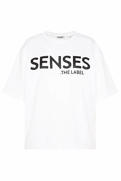 SENSES.THE LABEL Rundhalsshirt aus Baumwolle günstig online kaufen
