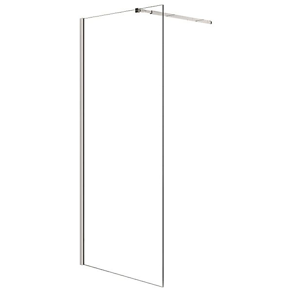 AICA Walk In Duschkabine B.150 x H.200cm Duschwand mit Flexiblen Stabilisat günstig online kaufen