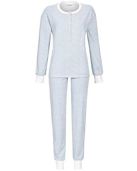 Ringella Pyjama RINGELLA Pyjama mit Strickbündchen 'Striped' 45112 günstig online kaufen