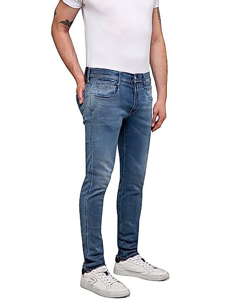 Replay Slim-fit-Jeans ANBASS HYPERFLEX BIO günstig online kaufen